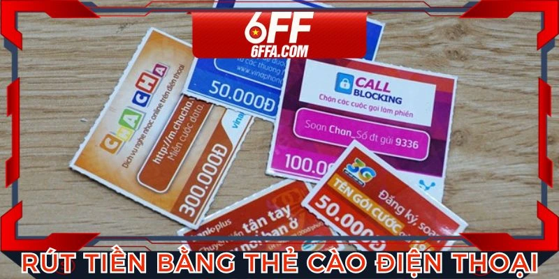Thành viên giao dịch thông qua card điện thoại