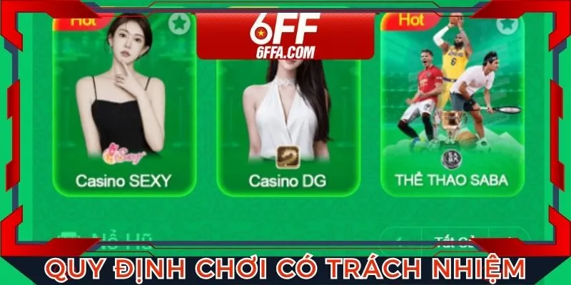 Quy định cược để làm người chơi có trách nhiệm