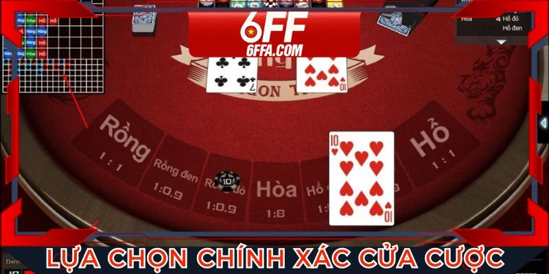 Lựa chọn chính xác cửa đặt cược
